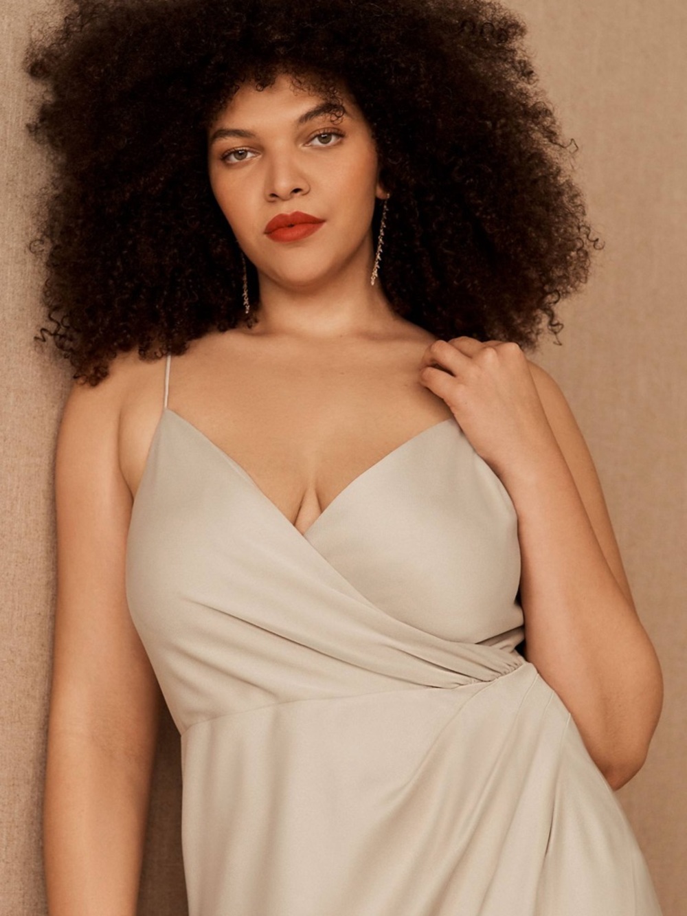 BHLDN Anthropologie Satin Charmeuse Dress - Picture 6 of 13